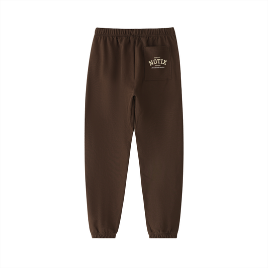 Notix Varsity Heavyweight Sweatpants Coffee/Cream