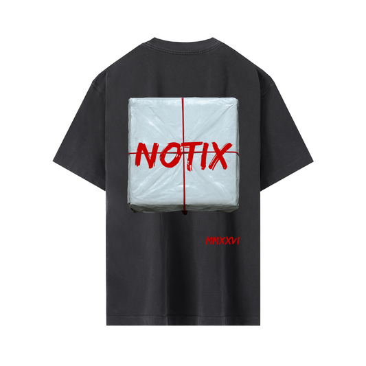 Notix Brick Oversize Tee Black/Red