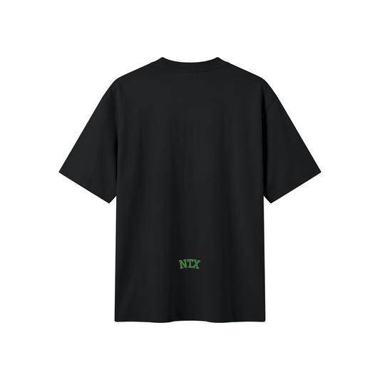 Notix Varsity Heavyweight Tee Black / Green