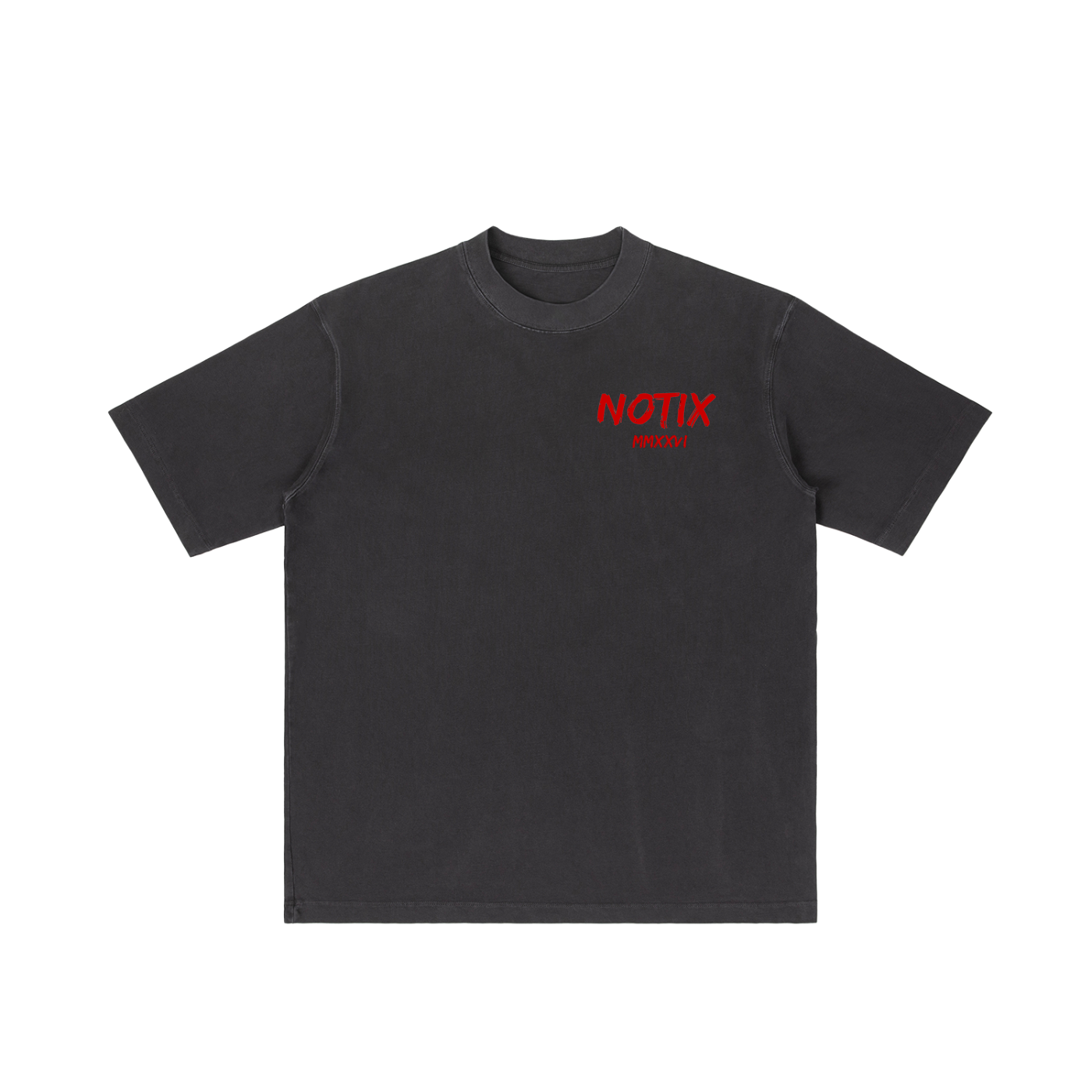Notix Brick Vintage Oversize T-shirt Black/Red