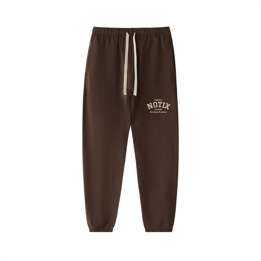 Notix Varsity Heavyweight Sweatpants Coffee/Cream