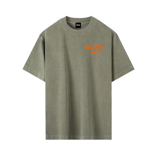 Notix Brick Oversize Tee Green/Orange