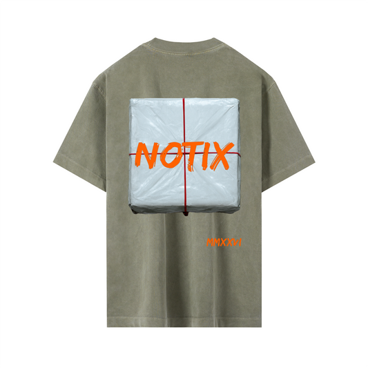 Notix Brick Oversize Tee Green/Orange