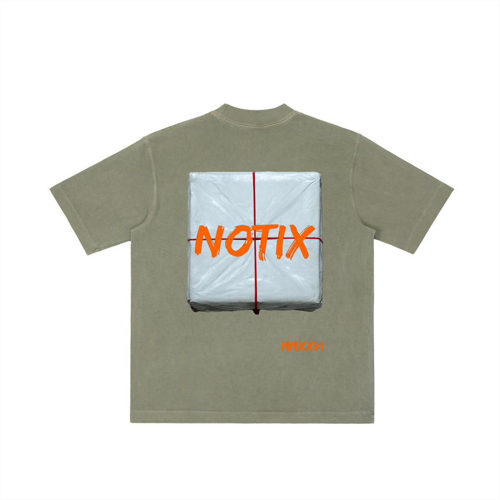 Notix Brick Vintage Oversize T-shirt Green/Orange