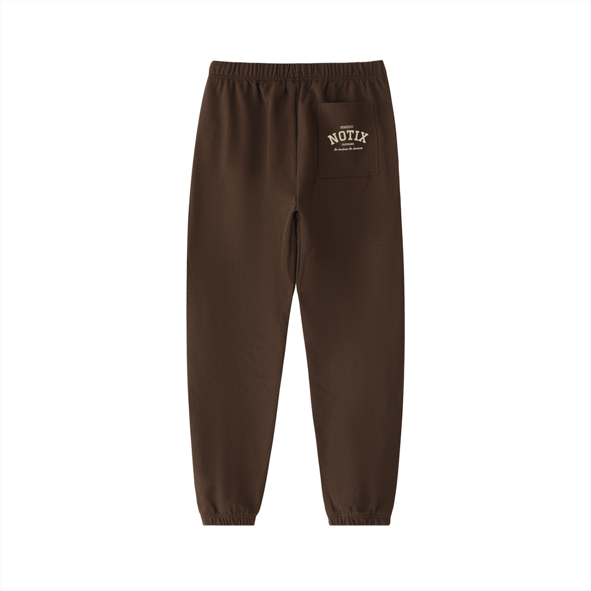 Notix Varsity Heavyweight Sweatpants Coffee/Cream