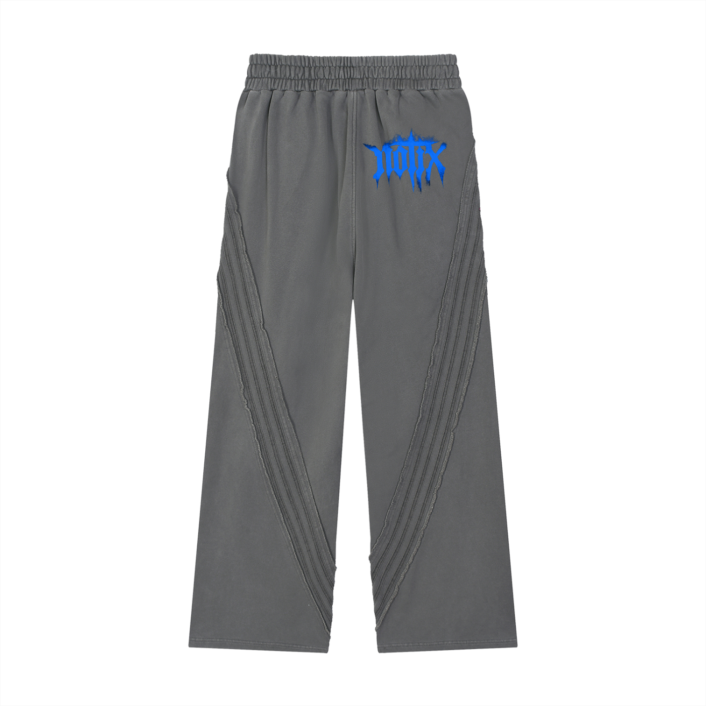 Notix Snow Washed Tape Raw Edge Sweatpants