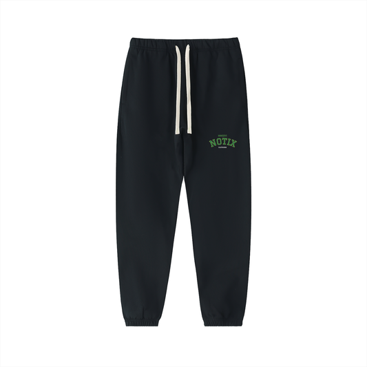 Notix Varsity Heavyweight Sweatpants Black/Green