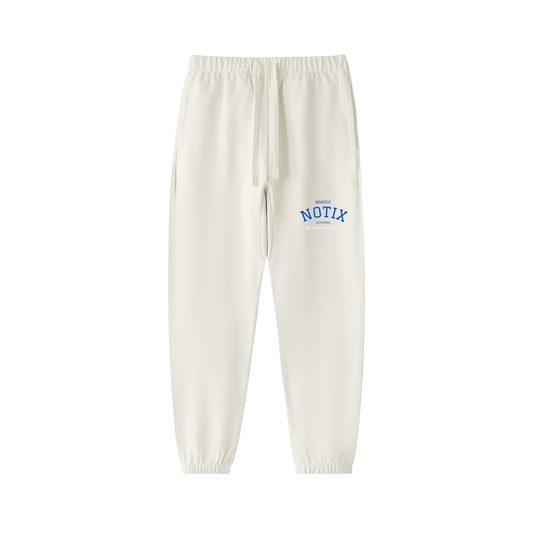 Notix Varsity Heavyweight Sweatpants Apricot/Blue