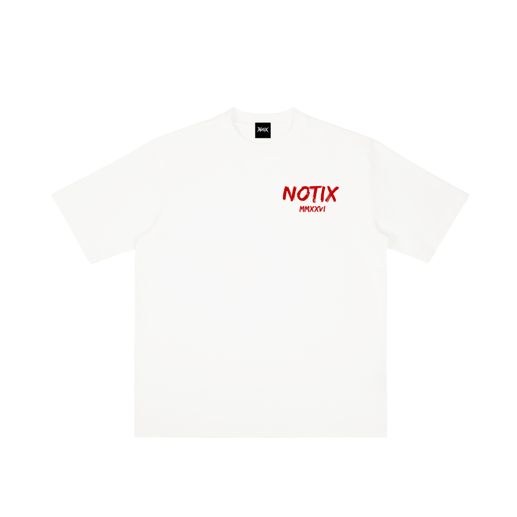 Notix Brick Vintage Oversize T-shirt Black/Red
