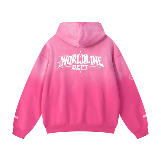 Notix Sunfade Oversized Hoodie - Pink