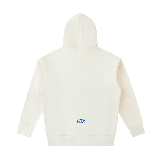 Notix Varsity Heavyweight Hoodie Apricot / Blue