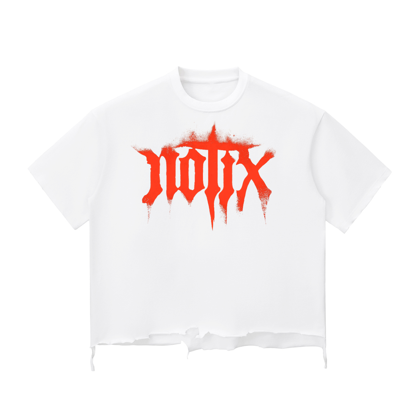 Notix Snow Wash Raw-Hem Boxy T-shirt