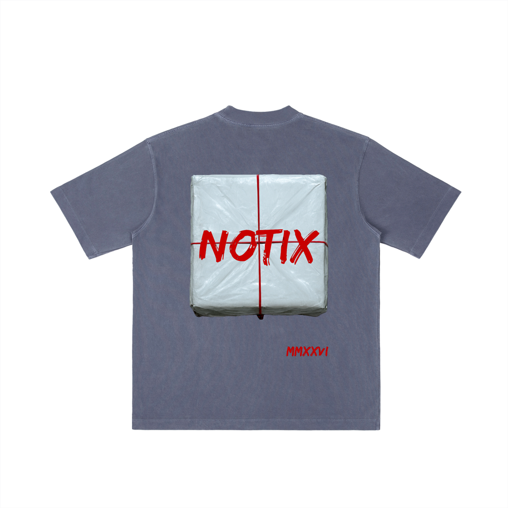 Notix Brick Vintage Oversize T-shirt Black/Red