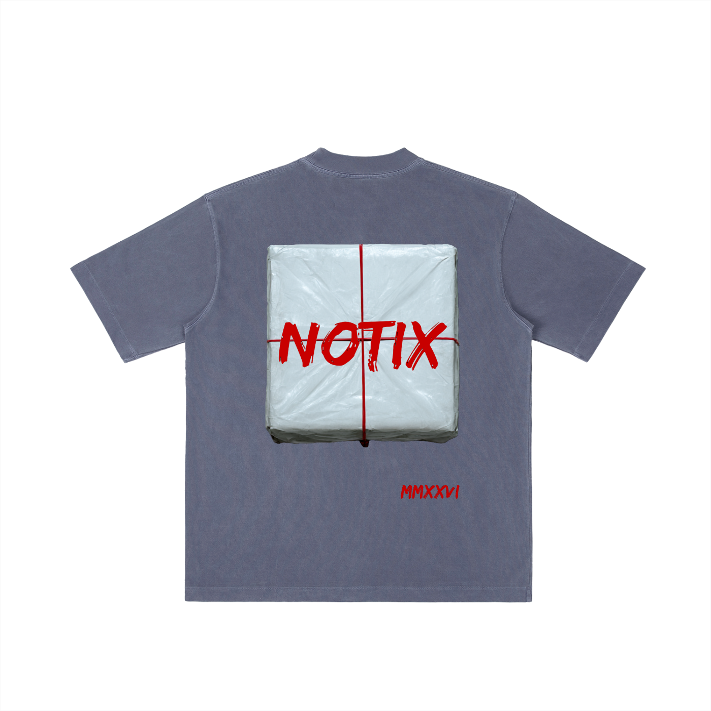 Notix Brick Vintage Oversize T-shirt Black/Red