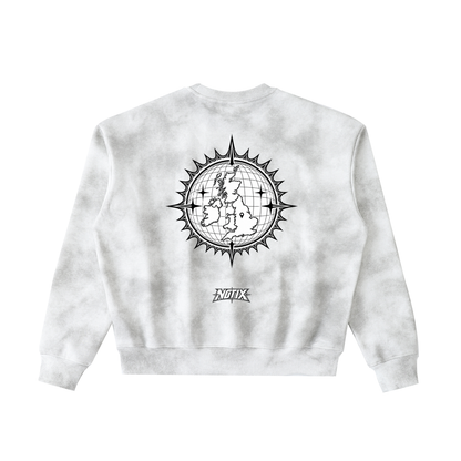NOTIX Worldline Washed Boxy Sweatshirt