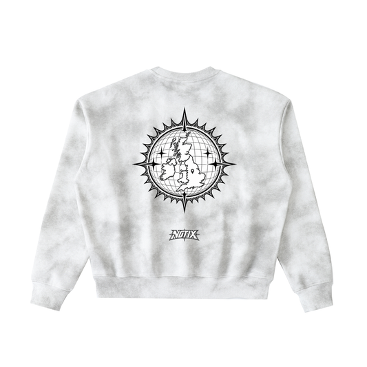 NOTIX Worldline Washed Boxy Sweatshirt