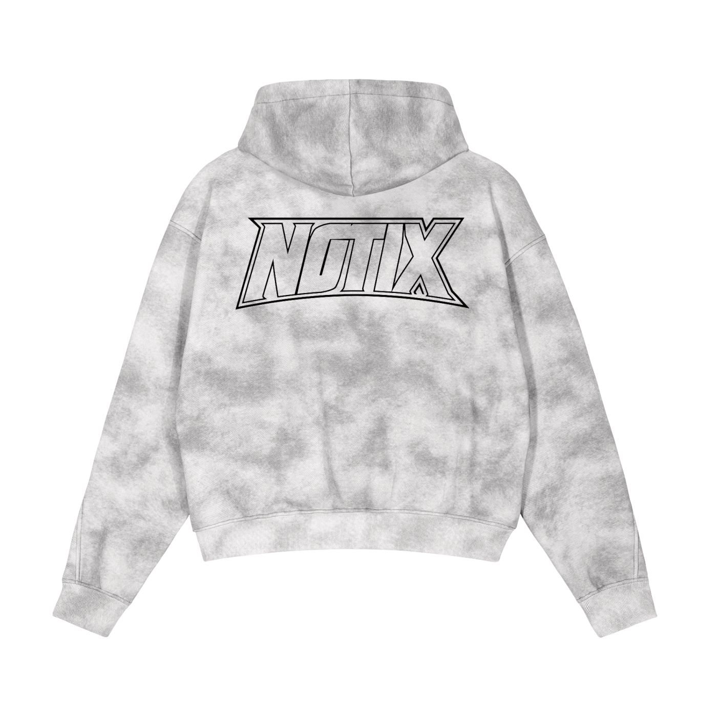 Notix Dirty Washed Zip-Up Fleece Hoodie